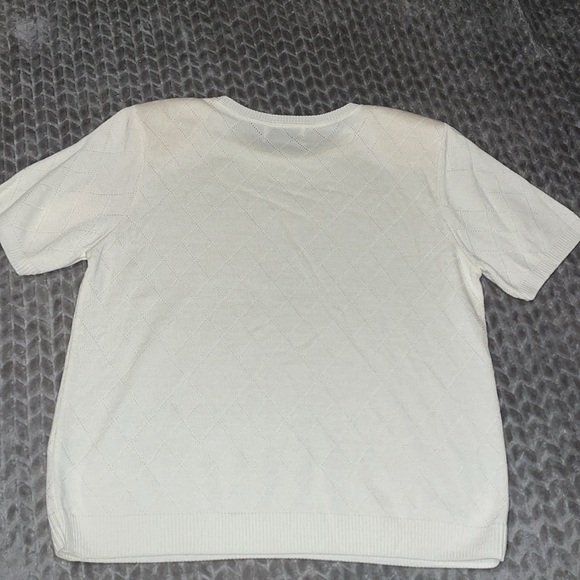 NWT Alfred Dunner Crew Neck Short Sleeve Sweater.  Extra Large Petite.   LXP - Picture 13 of 13